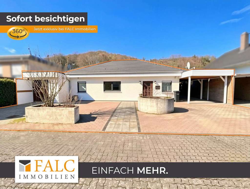 Immobilie in Rheinbrohl - Moderner Bungalow mit großzügigem Garten und Garage - Bild 0