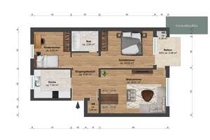 Frisch renovierte & sofort bezugsfertige 3-Zimmer-Hochparterre-Wohnung mit Balkon – Die vollständige Adresse der Immobilie erhältst du vom Anbieter., 80689 St. Ulrich, München – Vorschaubild 18