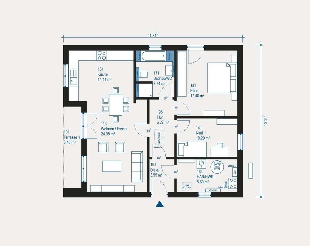 Immobilie in Weisenbach - Lebensraum auf einer Ebene - Ihr maßgeschneiderter Lifetime 2 Bungalow mit Wohlfühlfaktor - Bild 2