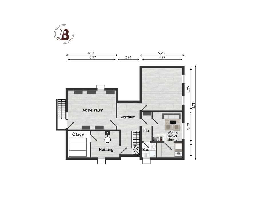 Grundriss Untergeschoss