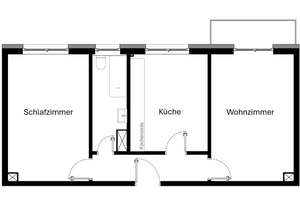 Helle 2-Zimmer-Wohnung mit Balkon in Universitätsnähe – 65 m², vollmöbliert – Die vollständige Adresse der Immobilie erhältst du vom Anbieter., 76131 Oststadt, Karlsruhe – Vorschaubild 16