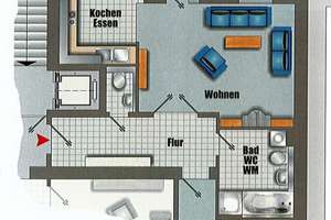1. OG / neuer Vinylboden/ Wanne + Dusche / Süd-Balkon u.v.m. – Rudolf-Breitscheid-Straße 21, 9112 Kaßberg, Chemnitz – Vorschaubild 15