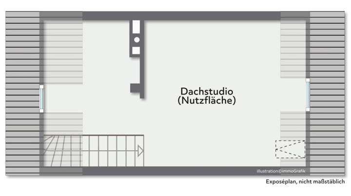 Dachstudio (Nutzfläche)