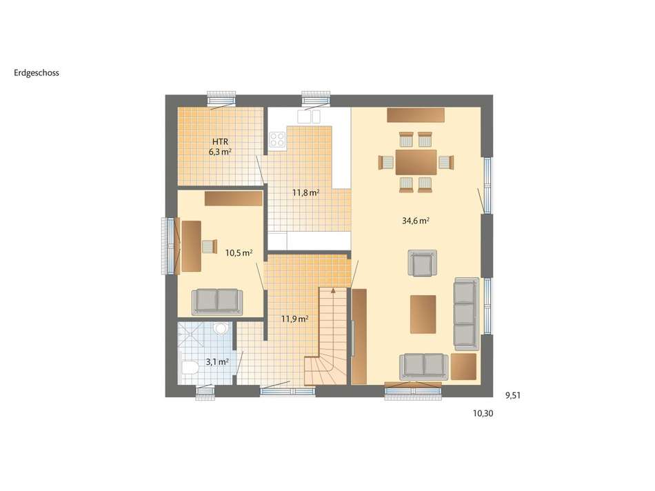 Grundriss EG