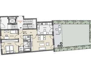Moderne Erdgeschosswohnung zur Miete mit Terrasse in Düsseldorf Bilk - Wentzel Dr. – Brachtstraße 22, 40223 Bilk, Düsseldorf – Vorschaubild 8