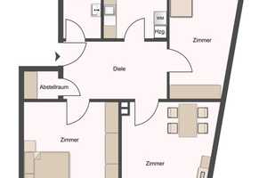 Frei: Schöne 3-Zimmer-Wohnung mit Balkon – Hamburg – Vorschaubild 20