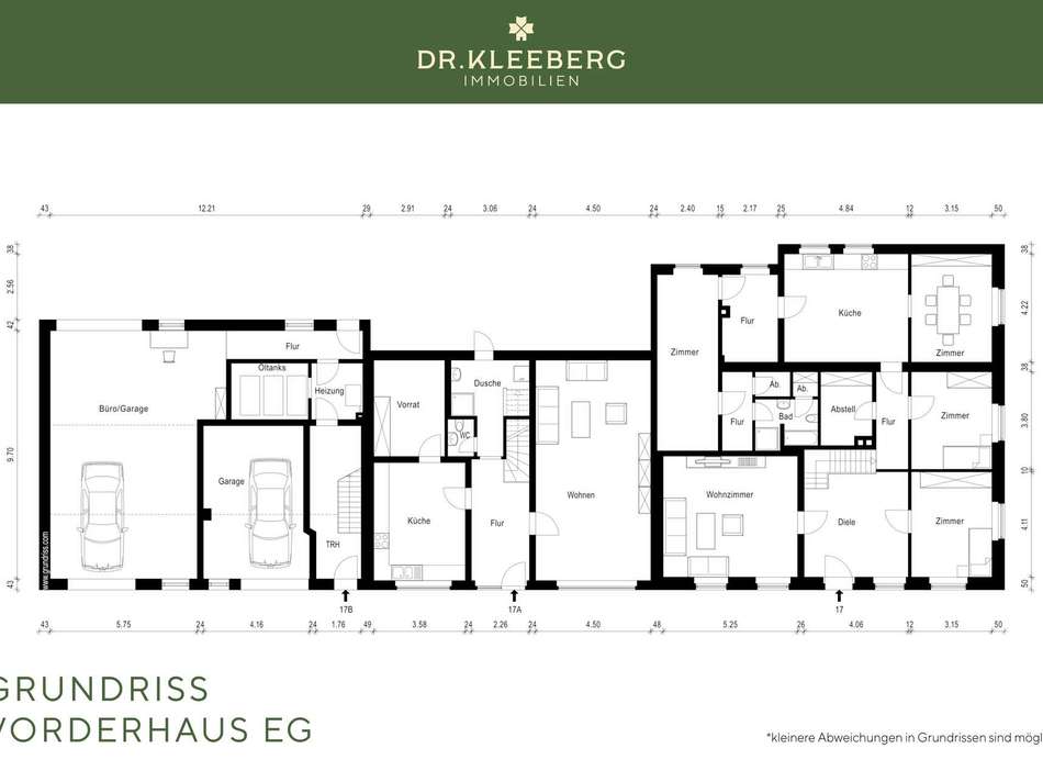 Grundriss Vorderhaus EG