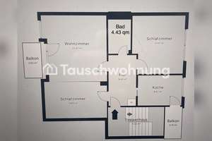 Tauschwohnung: Helle 3-Zimmer-Wohnung in Hannover, Linden-Limmer