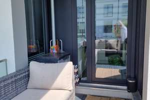 Sonnige, barrierefreie 3-Zimmer-Wohnung mit Einbauküche und Süd-Loggia in Perlach, München – Sammy-Drechsel-Straße 31, 81737 Altperlach, München – Vorschaubild 4