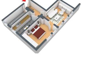 Demnächst frei-Moderne 2 Zimmer Wohnung in Wuppertal Elberfeld – Stephanstraße 26, 42119 Elberfeld, Wuppertal – Vorschaubild 3