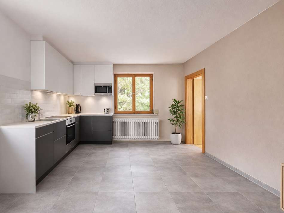 Küche (digitales Staging)