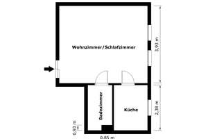 Tolle 1- Zimmer Wohnung ++ EBK++ Südvorstadt – Arndtstraße 37, 4275 Südvorstadt, Leipzig – Vorschaubild 6