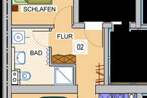** Traumhafte 2 RWG im 1. OG -GARAGE- FUßBODENHEIZUNG - DUSCHE - BALKON - WE 02 ** – Radiusstraße 15, 4179 Leipzig – Vorschaubild 15