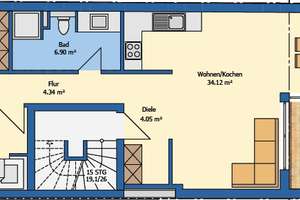 Eigener Sonnengarten - Grosse Terrasse - Verkauft – Die vollständige Adresse der Immobilie erhältst du vom Anbieter., 53115 Poppelsdorf, Bonn – Vorschaubild 8