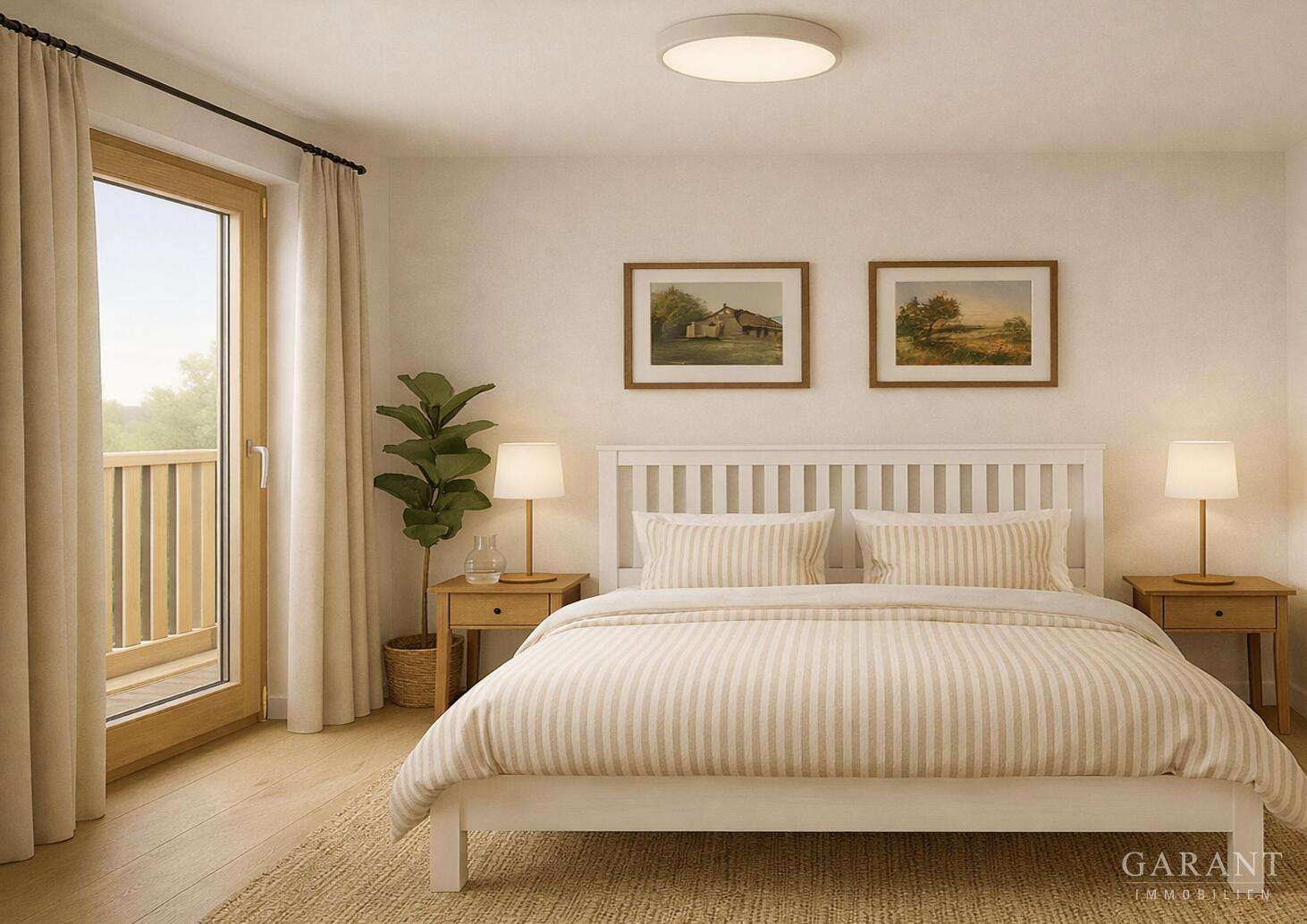 Immobilie in Großweil - Naturrefugium in Großweil - Doppelhaushälfte mit großem Garten, Fischweiher & Bachlauf - Bild 0