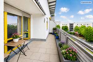 Charmante Dachgeschosswohnung mit sonniger Dachterrasse in gepflegter Wohnanlage – Die vollständige Adresse der Immobilie erhältst du vom Anbieter., 81829 Messestadt Riem, München – Vorschaubild 2