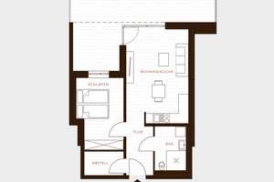 Modernes 2-Zimmer Apartment mit großer Dachterrasse - Erstbezug - KFW 40 Plus Haus – Beimsstraße 31, 39110 Stadtfeld West, Magdeburg – Vorschaubild 9