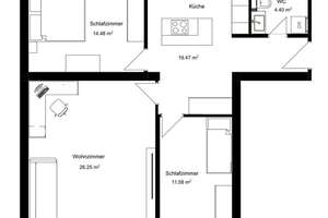Tolle Wohnung in beliebter Lage: möbliert, unbefristet – Thomasiusstr. 3, 10557 Moabit, Berlin – Vorschaubild 18