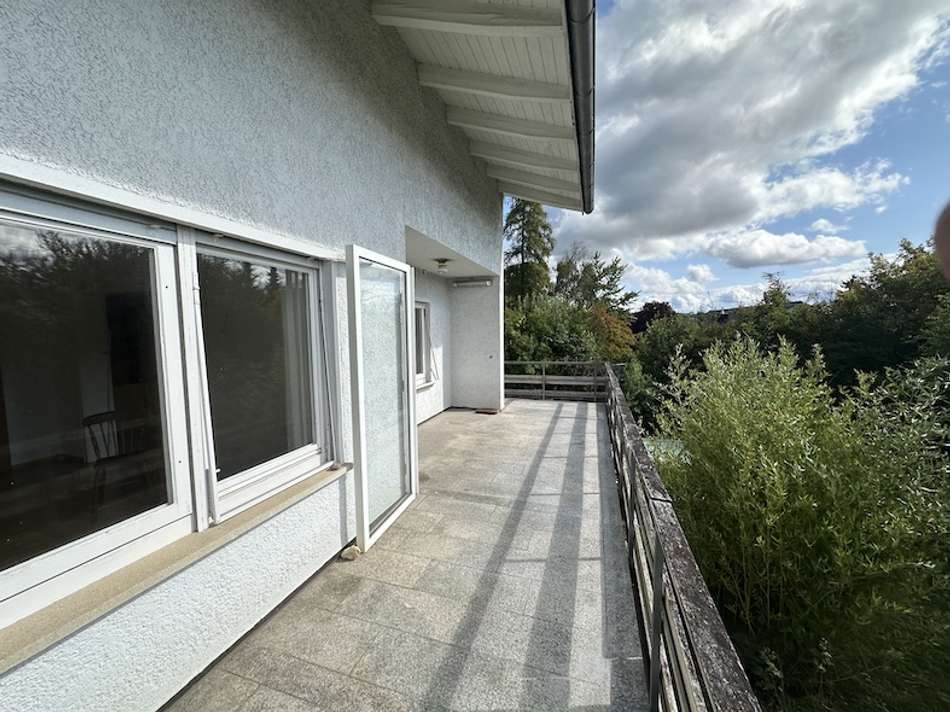 Balkon EG Blick nach Ost