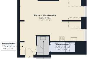 Helle 1-Zimmer-Wohnung mit Einbauküche – Die vollständige Adresse der Immobilie erhältst du vom Anbieter., 34117 Mitte, Kassel – Vorschaubild 13