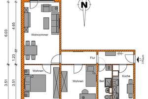 3-Raumwohnung mit ebenerdiger Dusche – Lumumbastraße 9, 39126 Neustädter See, Magdeburg – Vorschaubild 6