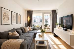 Wohnen in der Hafencity - gemütliches KUBOX-Appartement mit Einbauküche
