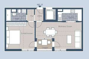 Kompakte 2-Raum-ETW mit Loggia in Plagwitz-Lindenau – Die vollständige Adresse der Immobilie erhältst du vom Anbieter., 4177 Lindenau, Leipzig – Vorschaubild 12