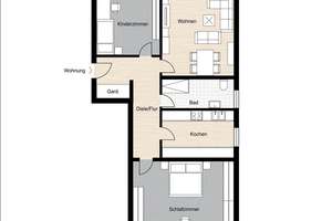 Moderne 3-Zimmer-Wohnung mit Balkon in Hagen-Kuhlerkamp – Die vollständige Adresse der Immobilie erhältst du vom Anbieter., 58089 Wehringhausen, Hagen – Vorschaubild 10