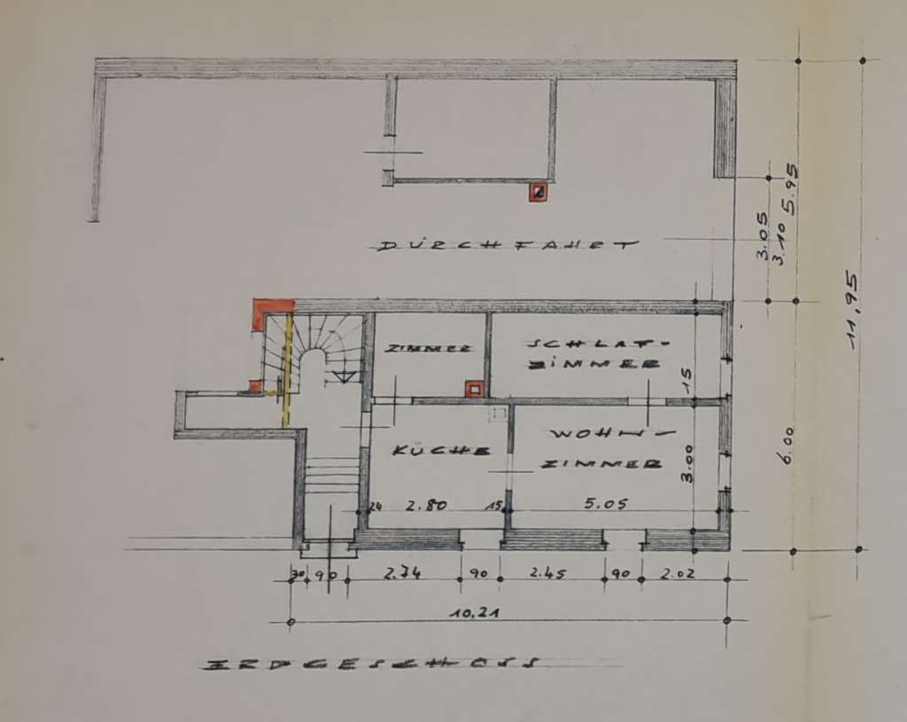 Immobilie in Endingen - Renovierungsbedürftiges Zweifamilienhaus in Endingen am Kaiserstuhl - Bild 4
