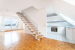 MIT Erbpacht - moderne Dachgeschoss Maisonette-Wohnung, mediterranes Flair & nah am Rhein! – Steinkribbenstraße 11, 40597 Benrath, Düsseldorf – Vorschaubild 6