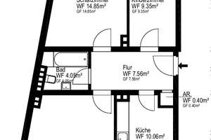Schöne Eigentumswohnung zum provisionsfreien Erwerb zur Kapitalanlage – August-Bier-Straße 6, 53129 Kessenich, Bonn – Vorschaubild 2