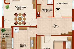 Großzügige und gepflegte 2 Zimmer Wohnung in Neufahrn – Die vollständige Adresse der Immobilie erhältst du vom Anbieter., 85375 Neufahrn bei Freising – Vorschaubild 8