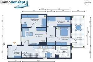 Einziehen und wohlfühlen! Modernisierte DHH mit 4 Zi., ca. 81m² Wfl, Ausbaureserve & Pachteinnahmen – Ostvorpommern (Kreis) – Vorschaubild 17