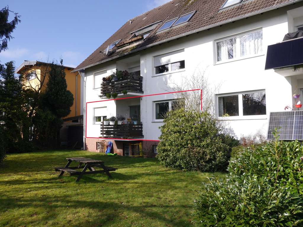 Immobilie in Rösrath - Geräumige 4-Zimmer-Wohnung in ruhiger Lage mit großem Gemeinschaftsgarten - Bild 1