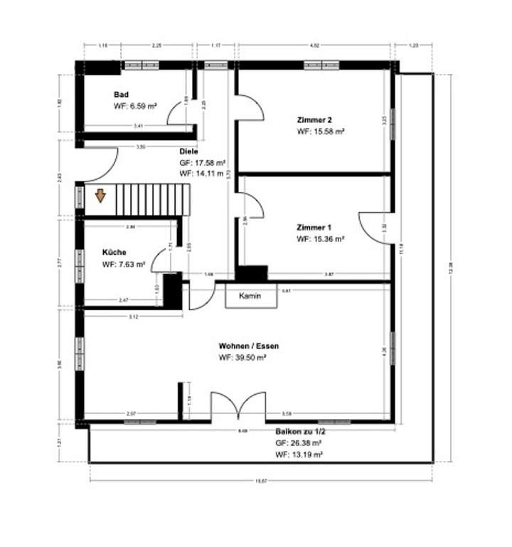 Grundriss Erdgeschoss