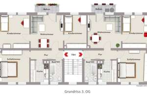 Top Lage - 200 m zur Kaiserburg -3 Zi. Etagenwohnung - 3. OG -(Prov.frei!) – Die vollständige Adresse der Immobilie erhältst du vom Anbieter., 90403 Altstadt, St. Sebald, Nürnberg – Vorschaubild 3