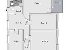 3-Zimmer-Wohnung in Koblenz Horchheimer Höhe – Horchheimer Höhe 1, 56076 Horchheimer Höhe, Koblenz – Vorschaubild 9