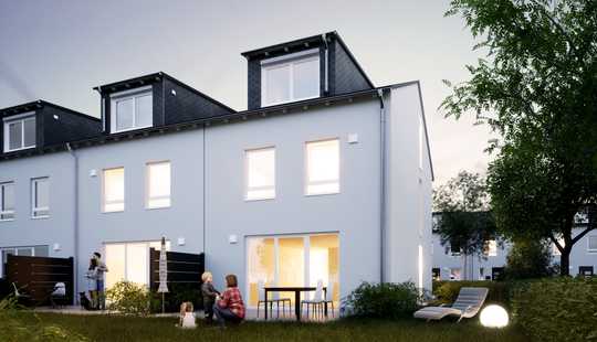 Bild von NEUBAUGEBIET WÖRRSTADT - NEUBAU REIHENHAUS - Massiv Stein auf Stein von der Massivbau Rhein-Main