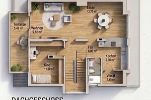 Erstbezug/Dachausbau: Exklusive klimatisierte Maisonette mit West-Dachterrasse & Garage in  Uninähe – 40225 Bilk, Düsseldorf – Vorschaubild 24