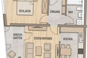 Helle Wintergartenwohnung nahe der historischen Altstadt – Hemauerstraße 19, 93047 Ostenviertel, Regensburg – Vorschaubild 11