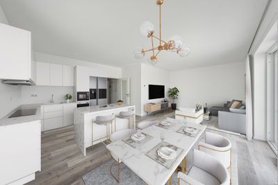 Exklusives Wohnen zentral gelegen: 3 Raum Wohnung mit Balkon - Erstbezug