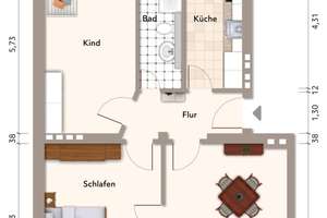 Charmante 3-Raum-Wohnung in Stadtfeld Ost – Wielandstraße 29, 39108 Stadtfeld Ost, Magdeburg – Vorschaubild 17