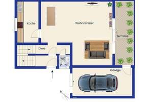 Großzügige Doppelhaushälfte mit Einliegerwohnung in beliebter Wohnlage von Köln-Rondorf – Die vollständige Adresse der Immobilie erhältst du vom Anbieter., 50997 Rondorf, Köln – Vorschaubild 17