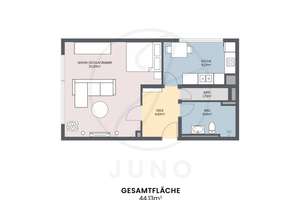 1 1/2 Zimmer Wohnung in zentraler Lage von Bottrop Kirchhellen – Hauptstraße 9, 46244 Kirchhellen-Mitte, Bottrop – Vorschaubild 9