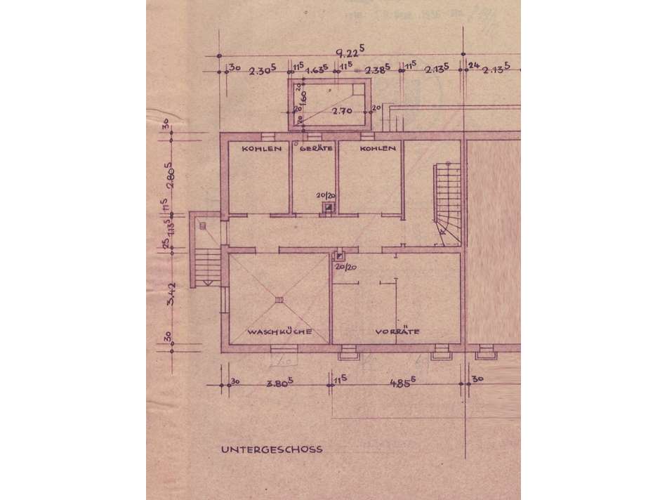 Grundriss UG