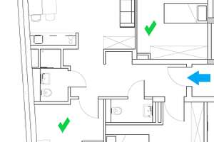 Ab sofort: Exklusives WG-Zimmer in einem möblierten Apartment mit Dachterrasse! – Merziger Straße 19 a/b, 40476 Derendorf, Düsseldorf – Vorschaubild 10
