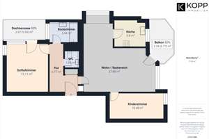 Attraktive 3-Zimmer-Wohnung mit Dachterrasse Balkon & TG in Weilimdorf – Die vollständige Adresse der Immobilie erhältst du vom Anbieter., 70499 Weilimdorf (Ortsteil), Stuttgart – Vorschaubild 17