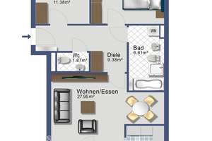 Maxvorstadt: Smarte Citywhg. 3.OG, 2 Balkone u. TG-Einzelstellplatz – Die vollständige Adresse der Immobilie erhältst du vom Anbieter., 80335 St. Benno, München – Vorschaubild 15