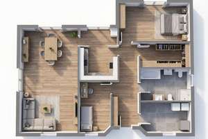 moderner Bungalow mit Photovoltaik, Doppelgarage und großem Garten – Die vollständige Adresse der Immobilie erhältst du vom Anbieter., 9603 Großschirma – Vorschaubild 11