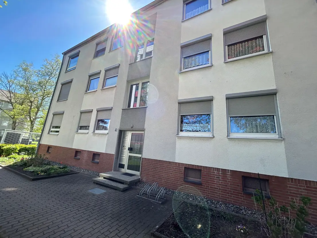 Hausansicht des Mehrfamilienhauses